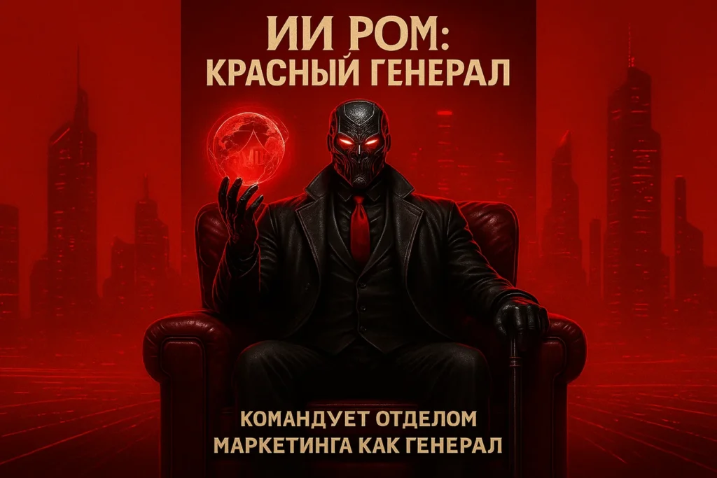 Red Boss в роли Красного генерала сидит в кресле готовый разобрать досье на каждого ИИ-агента