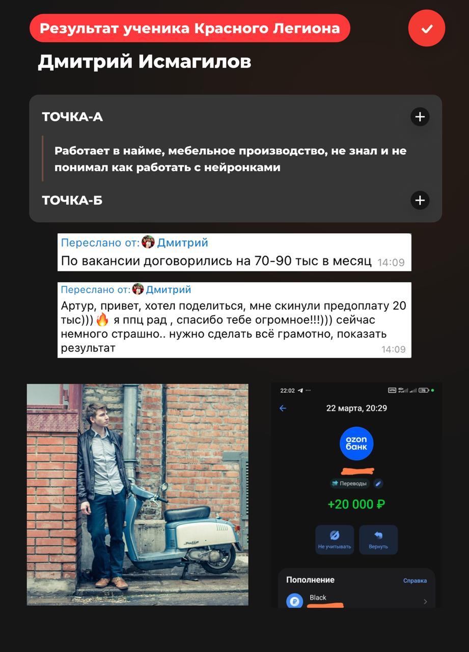 Кейс Дмитрия Исмагилова - предоплата 20 000₽
