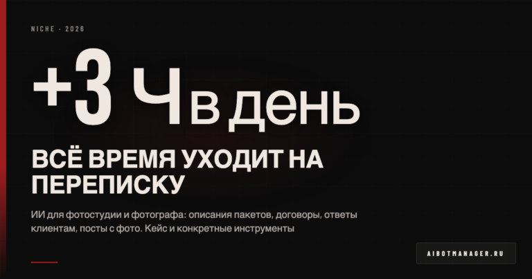 ИИ для фотостудии 2026 - автоматизация и кейсы