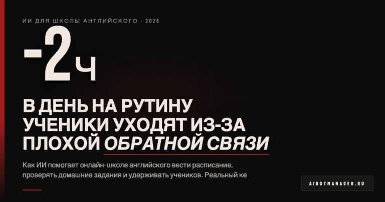 ИИ для школы английского 2026 - автоматизация и кейсы